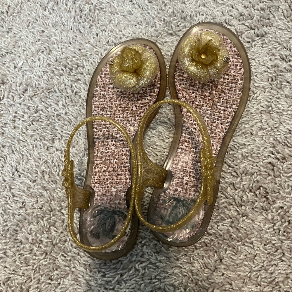Chanel jelly sandals
